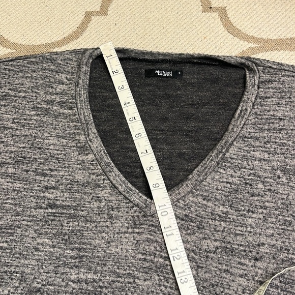 Michael Lauren Charcoal long sleeve super soft Top limited edition size small - Picture 9 of 13